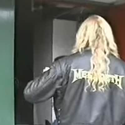 Megadeth - Rust in Peace Leather Jacket - RARE 1990 / Dave Mustaine / Jackson image 2