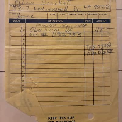Oberheim DX 1983 - Blue with wood ends image 16