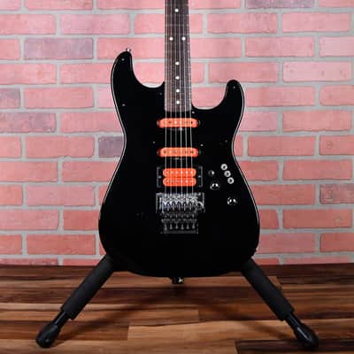 Kramer Elliot Easton Pro 1 1987 Gloss Black w/Roadrunner Hardshell Case image 4