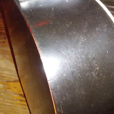 USA Lyra Slot Head Parlor art deco 1930's Striped Sunburst Inlaid Marquetry and case make an offer image 12