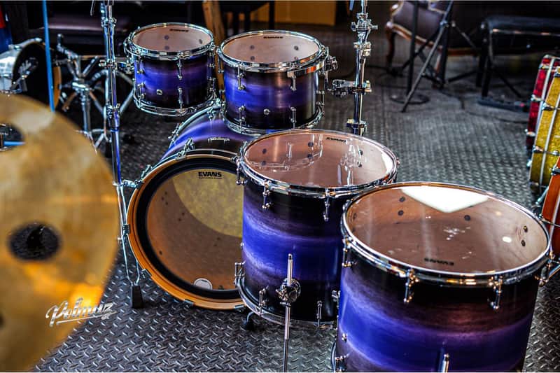 Polmuz Maple Model 1 - 22/10/12/16/18 - Artist Blue to black Fade image 1