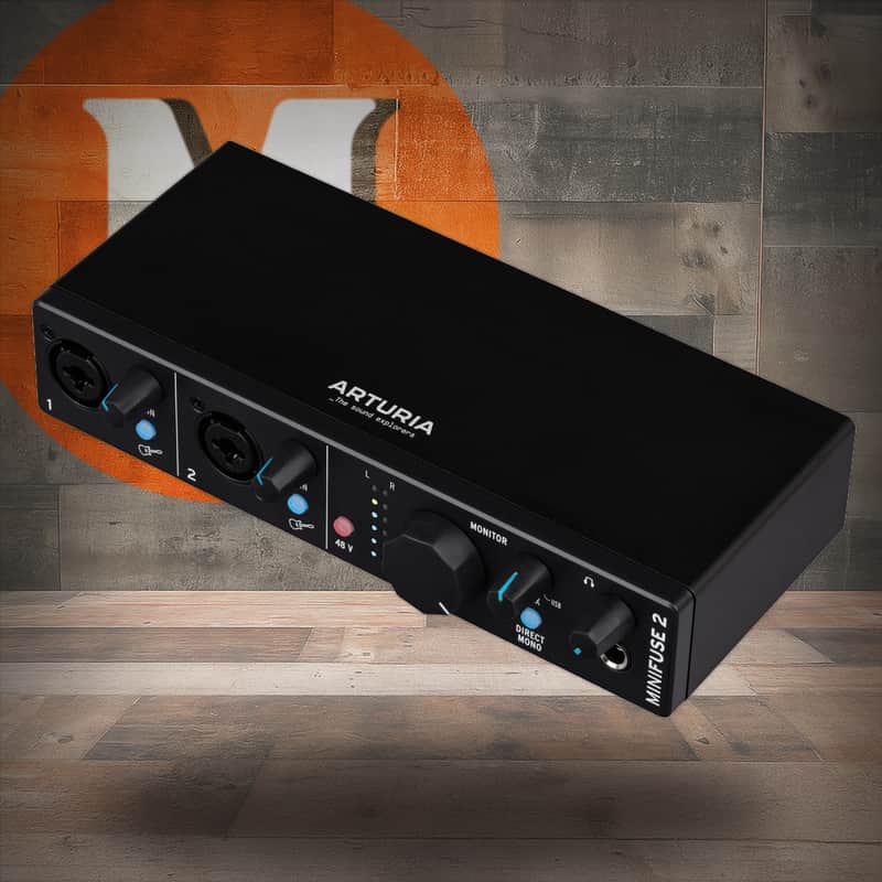 Arturia MiniFuse 2 USB Audio Interface - Black (800102) image 1