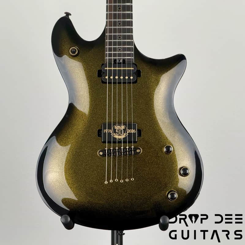 Schecter Diamond Series 50th Anniversary Tempest Electric Guitar - 50th Gold Burst image 1