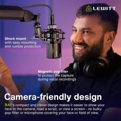 Lewitt RAY Large-diaphragm Condenser Microphone imagen 7