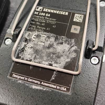 Sennheiser EW 100 G4 A1 Wireless Lavalier Mic System - SK100 EK100 image 6