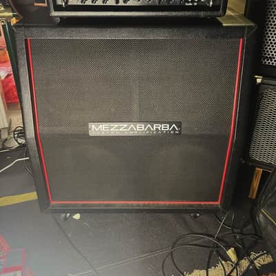 Mezzabarba MZero BASS OVERDRIVE – Custom One-Off All-Tube 180W + 4x12 Bass Reflex 1000W 2017 - Gloss Black and Red image 10