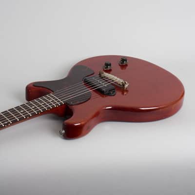 Gibson Les Paul Junior Solid Body Electric Guitar (1960), ser. #011761, black tolex hard shell case. image 7
