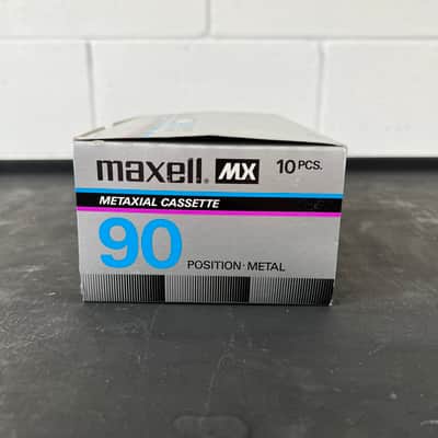 Maxell MX 90 Metaxial Cassettes 10 pack Vintage New Old Stock image 3