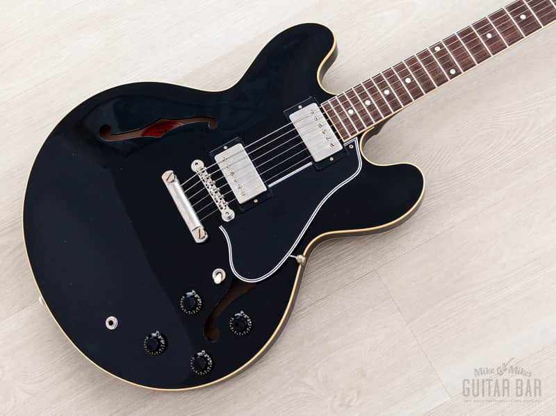2022 Gibson Custom Shop 1959 ES-335 Murphy Lab Ultra Light Aged Ebony w/ Custombucker PAFs, Case & COA image 1