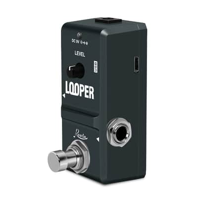 Rowin LN-332 48K Looper Electric Guitar Effect Loop Pedal 10 Minutes of Looping Unlimited Overdubs USB Port True Bypass-95% New image 3