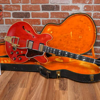 Gibson ES-345TD Custom Cherry 1964 w/OHSC (Headstock Repair) image 2
