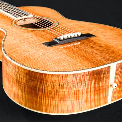 Bourgeois LDBO-12/S Custom All Flamed Koa 12-Fret with Slotted Headstock NEW image 15