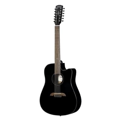 AD60ce 12-String Black Artist Dreadnought (NEW DEMO) image 3