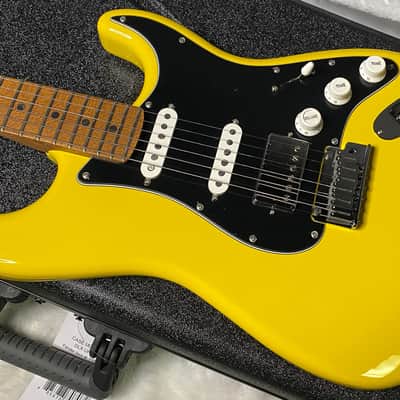 NEW! Fender American Ultra Stratocaster HSS - Dealer Exclusive Limited Edition - Roasted Maple Neck - Graffiti Yellow - In-Stock! 8.2lbs - G0G07070 image 7