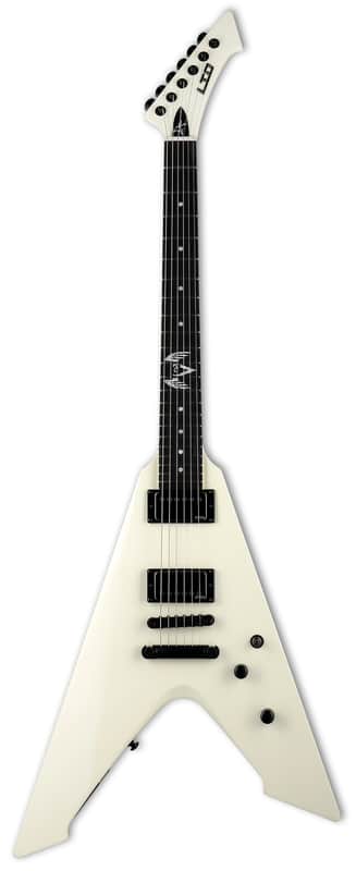ESP LTD VULTURE Olympic White w/Case (B Stock) image 1