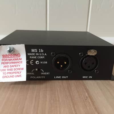 Awesome Rane MS1b Microphone Preamp Made in USA w/ RS 1 Power Supply MS 1B image 3