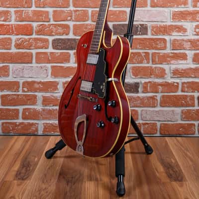 Guild Starfire II in Cherry Finish 1961 w/OHSC (Mods) image 5