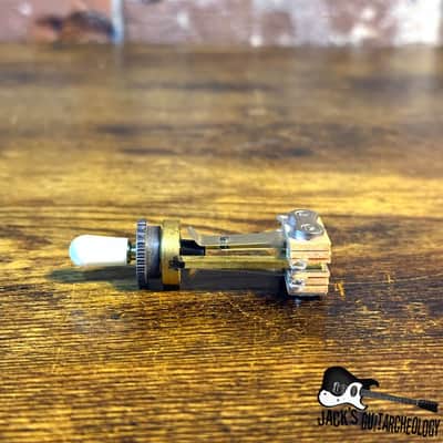 Switchcraft Toggle Switch (2020s - Gold w/ Cream Tip) image 4
