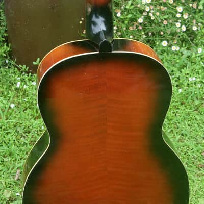 Yamaha Nippon Gakki Dynamic ALL Solid Guitar No.40A Red Label  1963 Natural+Original Hard Case image 8