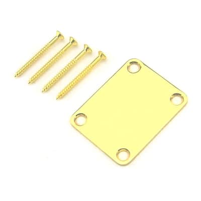 Neck Plate for Stratocaster and Telecaster Guitars - Black image 4