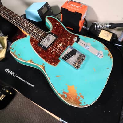 2020 Fender Custom Shop 60 HS Telecaster Custom Heavy Relic Sea Foam Green L.E. image 16