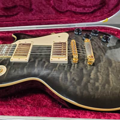 2008 Epiphone Les Paul Ultra II Chambered Body Nano-Mag Custom Pickup AAA Quilt Top MIK Made in Korea Korean Deluxe Hiscox Hard Case image 3