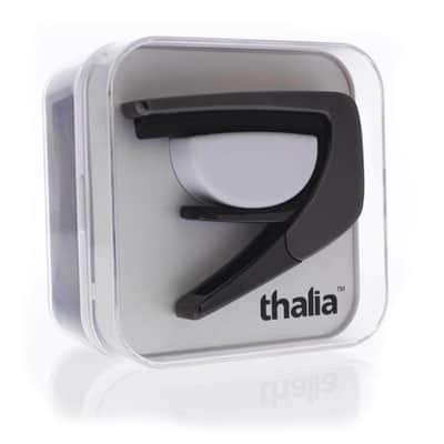 Thalia CB200-BA Capo Black Chrome with Blue Abalone Inlay image 3