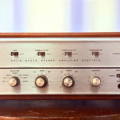 🎶✨ H.H. Scott Stereomaster LK-60 Integrated Amplifier w/ Wood Case — Phono/Input Caps Refreshed + Upgrades, Fully Working image 4
