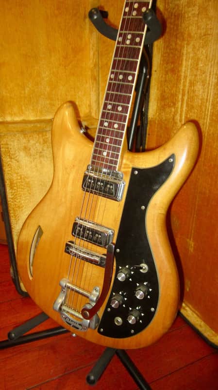 Immagine 1968 Kustom K-200 Natural w/ Original Hardshell Case - 1