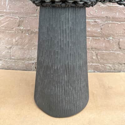 Schalloch Percussion Rope-Tuned Djembe Drum Black Finish Natural Skin Head image 5