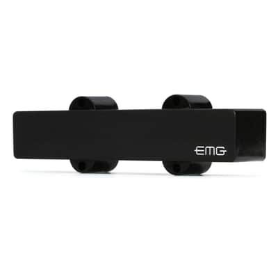 EMG PJ Set Active Ceramic PJ Bass Pickup Set, Black Bundle w/ 12x Guitar Picks and Liquid Audio Polishing Cloth image 3