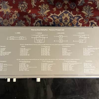 Peavey Dual DeltaFex Multi-Effects Processor 2010s - Silver image 7