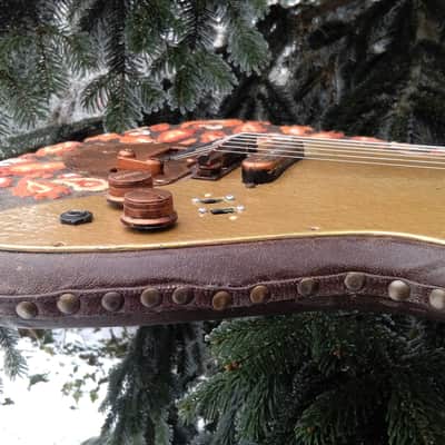 Klira Triumphator 1960 vintage German guitar Framus Hofner Hopf leather cover image 10