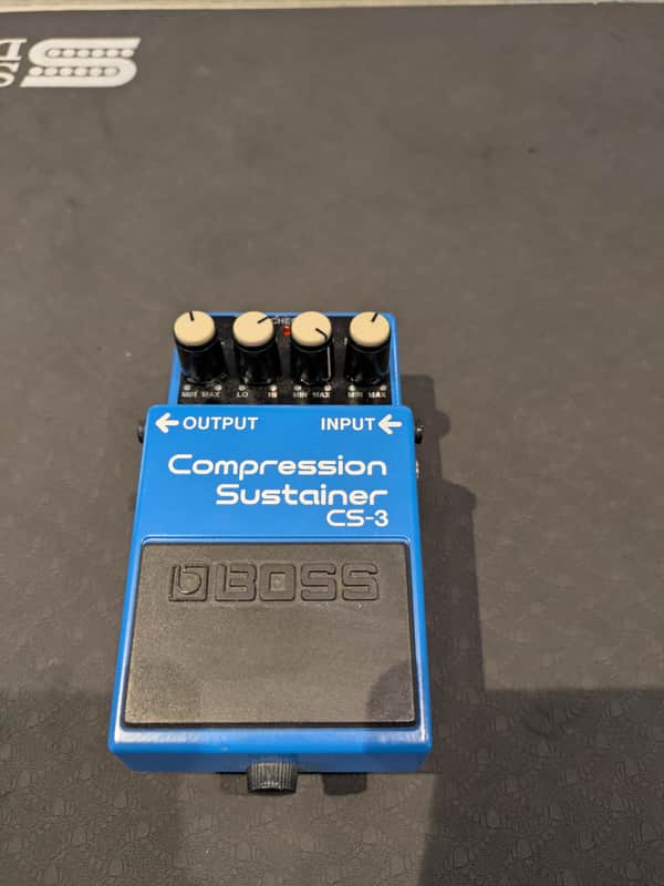 Boss CS-3 Compression Sustainer (Black Label) 1986 - 1992 - Blue image 1