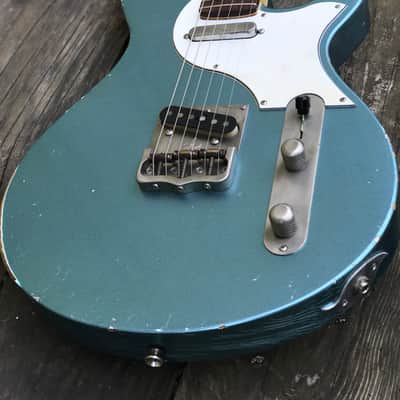 Jason Z. Schroeder Chopper TL 2017 Distressed Ice Blue Metallic image 7