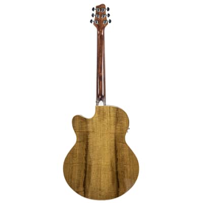 Sawtooth Myrtlewood Jumbo Cutaway 24 Fret Acoustic Electric Guitar with Spruce Top image 5