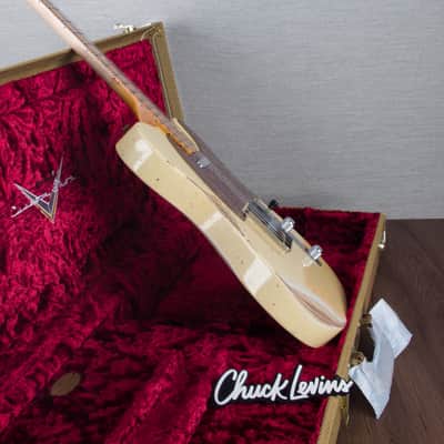 Fender Custom Shop 52 Telecaster Heavy Relic Guitar - Aged Vintage White - CHUCKSCLUSIVE - #R127109 image 9