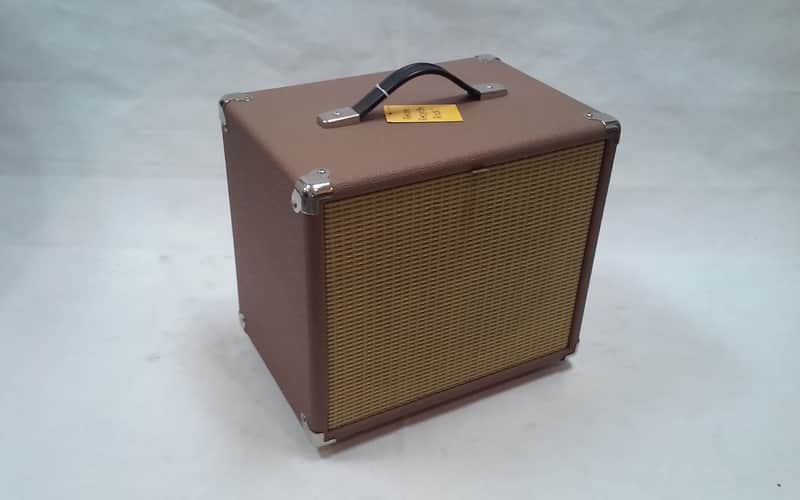 Used EMPTY 1X10 BRN TOLEX CAB Guitar Speaker Cabinet 1 x 10 image 1