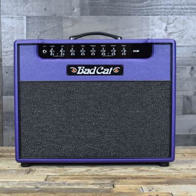 Bad Cat Cub 30w Combo Amplifier Custom Colorway Purple with black sparkle grille image 1