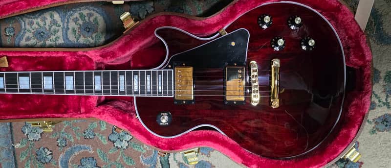 Gibson Les Paul Custom '70s 2025 - Like NEW - Wine Red
