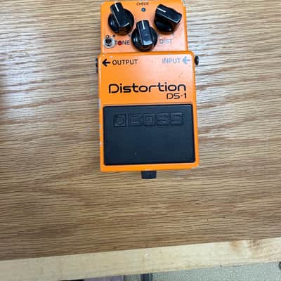 Boss DS-1 Distortion (Black Label) 1982 - 1988 - Orange - Keeley Modded image 1