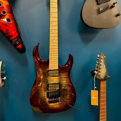 Cort X300 2025 - Burgundy Red Burst image 2