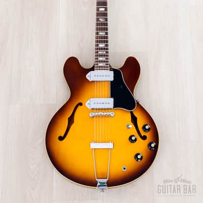 1968 Gibson ES-330 TD Long Neck Vintage Guitar Ice Tea Sunburst, Collector-Grade w/ Case image 2