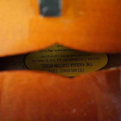 Kasuga F-2 Mandolin - MIJ Tobacco Burst Japan image 9