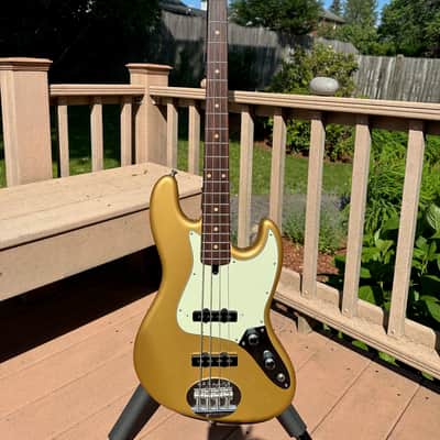 LAKLAND 1ST JOE OSBORN USA SIGNATURE MODEL BASS GUITAR MADE - LIKE NEW 1998 - Shoreline Gold image 4