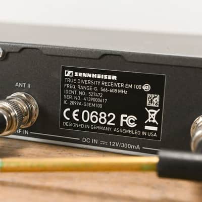 Sennheiser EM 100 G3 Wireless Receiver - 566-608 MHz (NO POWER SUPPLY) CG014LK image 8