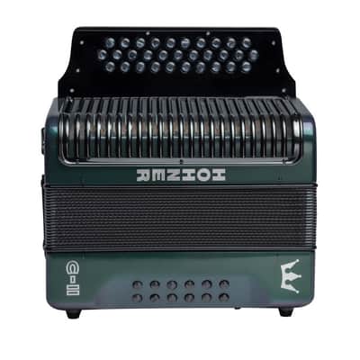 Hohner Corona C-II GCF Accordion - Green to Gold (C-II GCF GRTG) image 2