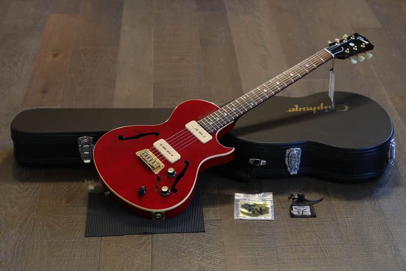 1996 Gibson Blueshawk Semi-Hollow Electric Guitar Heritage Cherry + HSC