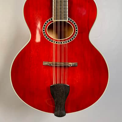Eastman MDC804 Mandocello Oval Hole - Classic Red image 1