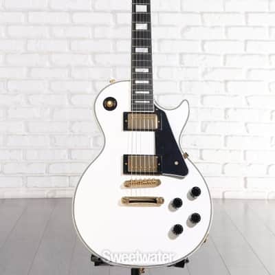 ギター Navigator N-LP-CTM Alpine White Final Price!】 Navigator ESP N-LP-CTM Les Paul Custom Style Guitar